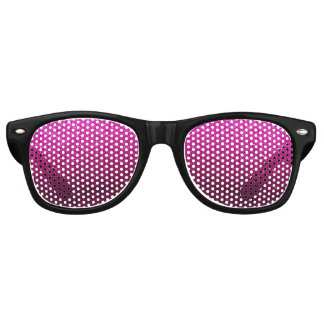 Hot Pink Faux Glitter Magenta Neon 80s Birthday  Retro Sunglasses