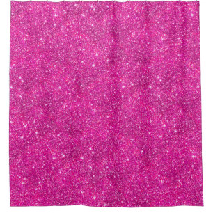 Hot Pink Faux Glitter Sparkle Pattern Girly