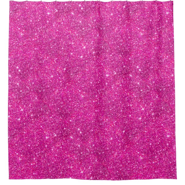 Hot Pink Faux Glitter Sparkle Pattern Girly (Front)