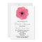 Hot Pink French Anemone Bridal Shower Invitation