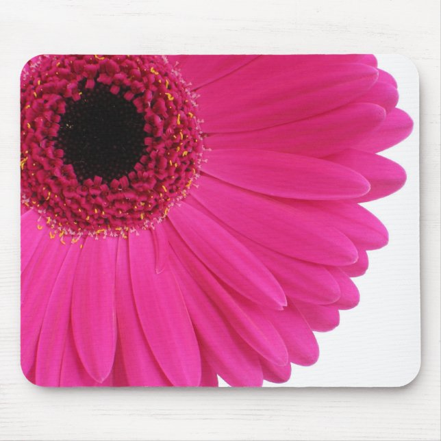 Hot Pink Gerbera Mouse Pad (Front)