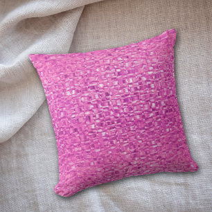 Hot Pink Glass Pillow