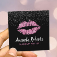 Hot Pink Glitter Lips Modern Makeup Artist