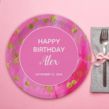 Hot Pink Glitter Surprise Birthday Party