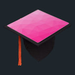 Hot pink Gradient Geometric Mesh Pattern Graduation Cap Topper<br><div class="desc">Elegant and cool Triangle geometric mesh with hot pink gradient for ladies.
pink,  hot pink,  mesh,  triangles,  pattern,  bright,   geometric,  cool,  pink mesh,  
gradient, 

geometry,  colourful,  colourful,  ,  pink geometric,  triangle</div>