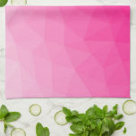 Hot pink Gradient Geometric Mesh Pattern Kitchen Towel<br><div class="desc">Elegant and cool Triangle geometric mesh with hot pink gradient for ladies.
pink, hot pink, mesh, triangles, pattern, bright, geometric, cool, pink mesh,
gradient,
geometry, colourful, colourful, , pink geometric, triangle</div>