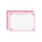 Hot Pink Greek Key Border Personalized Stationery