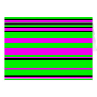 Hot Pink Green Black Colourful Stripe Pattern