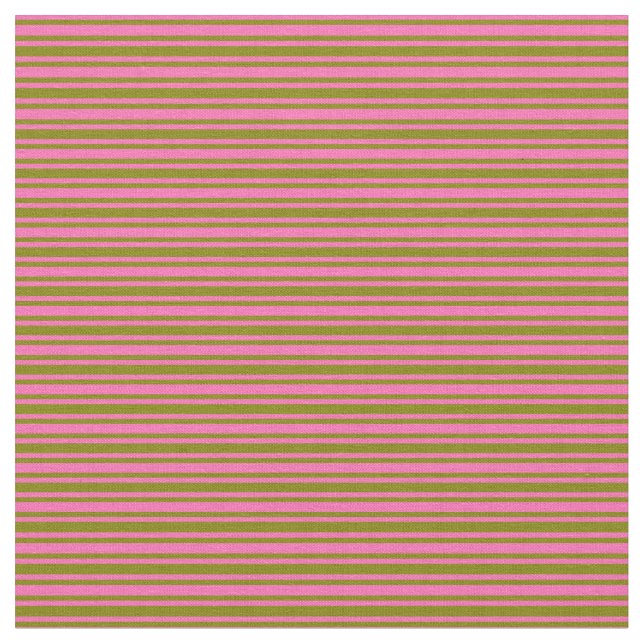 Hot Pink & Green Lines/Stripes Pattern Fabric (Close Up)