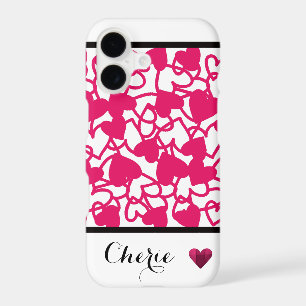 Hot Pink Heart Phone Case