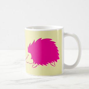 Hot Pink Hedgehog Coffee Mug