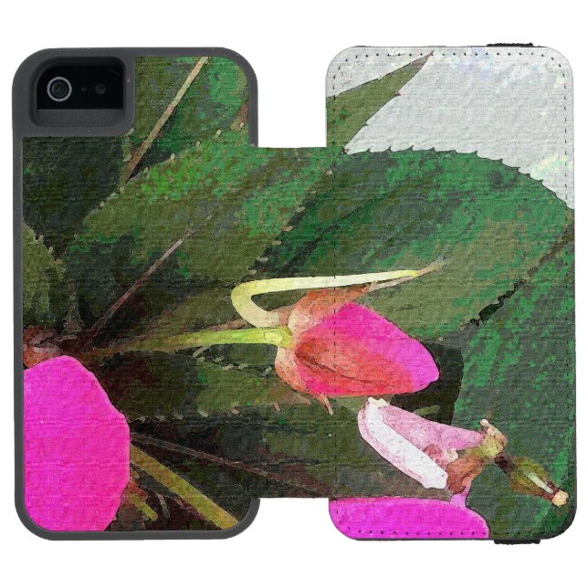 Hot Pink Incipio iPhone Wallet Case (Folio Open)