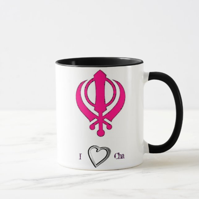 Hot Pink Khanda Mug (Right)