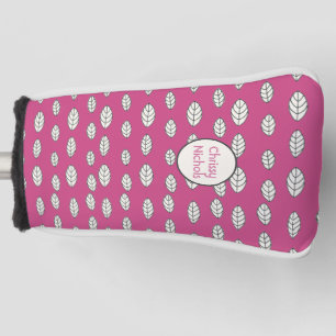 Hot Pink Ladies Personalized Ladies Golf Head Cove Cover