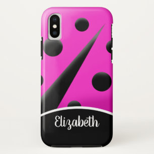 Hot Pink Ladybug Customized Case