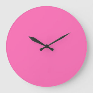 Hot Pink Large Clock