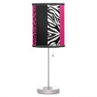 Hot Pink Leopard and Zebra Custom Animal Print