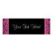 Hot Pink Leopard Baby Shower Banner