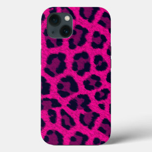 Hot Pink Leopard Print Phone Case