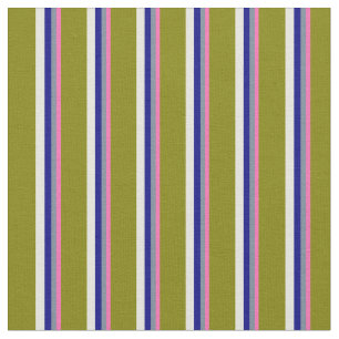 Hot Pink, Light Slate Grey, Blue, Beige, and Green Fabric