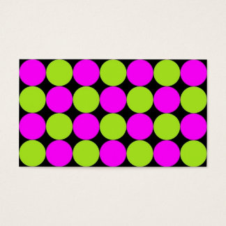 Hot Pink & Lime Green Polka Dots