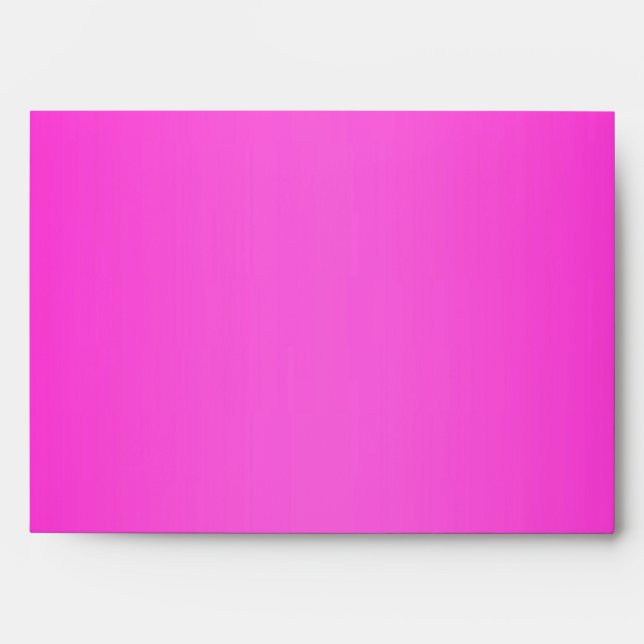 Hot Pink Lined with Black and White Stripes Envelope (Front)
