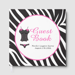 Hot Pink Lingerie Party  Guest Book