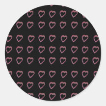 Hot Pink Lipstick Hearts