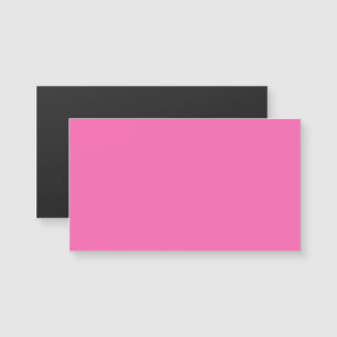 Hot Pink Magnetic Business Card
