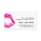 Hot Pink Makeup Business Cards