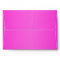 Hot Pink Metallic Leopard Fur Lined Envelope
