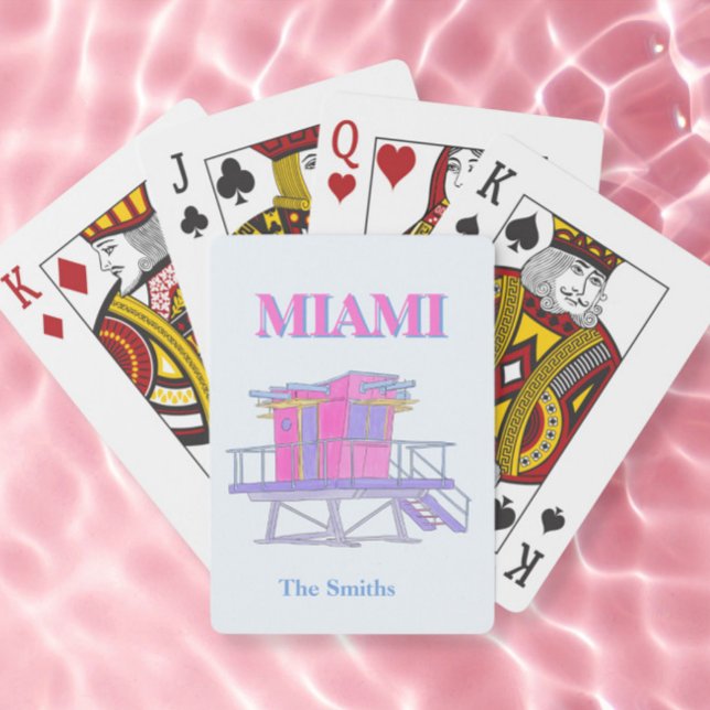 Hot Pink Miami  Playing Cards (Creator Uploaded)