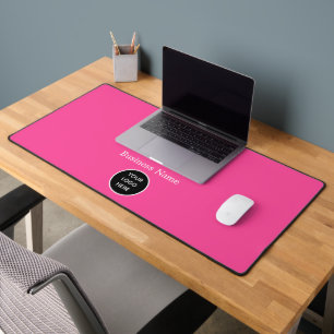 Hot Pink Minimal Office Elegant Pad Logo
