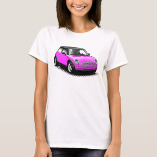 Hot Pink Modern Mini Car Ladies Top