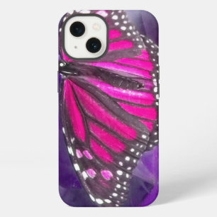 HOT PINK Monarch Butterfly iPad Case
