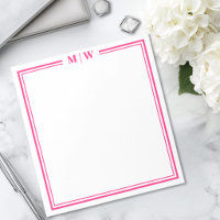 Hot Pink Monogram