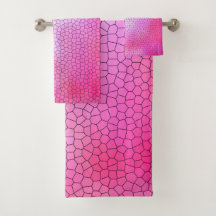 Hot Pink Mosaic Design