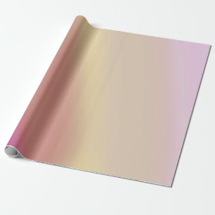 Hot Pink Orange and Yellow Gradient Bold Vibrant Wrapping Paper