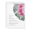 Hot Pink Orchids on Monstera Tropical  Wedding