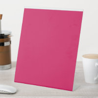 Hot Pink Personalized Pedestal Sign