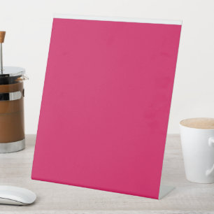 Hot Pink Personalized Pedestal Sign