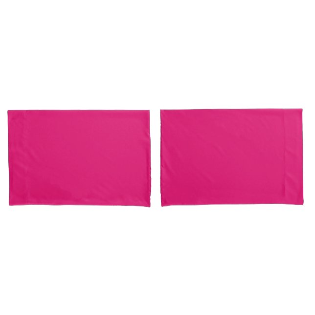 Hot Pink pillowcases (Front-Set)