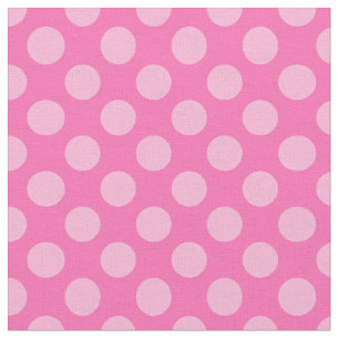 Hot Pink Polka Dots Fabric