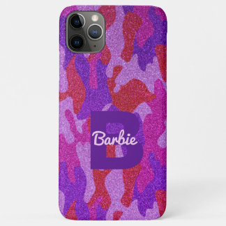 Hot Pink & Purple Glitter Camouflage Cam Outdoorsy iPhone 11 Pro Max Case