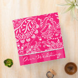 Hot Pink Raspberry Wedding Memory Album Binder<br><div class="desc">Hot Pink Raspberry Wedding Memory Album</div>