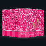 Hot Pink Raspberry Winged Grunge Hearts Binder<br><div class="desc">Hot Pink Raspberry Winged Grunge Hearts Binder</div>