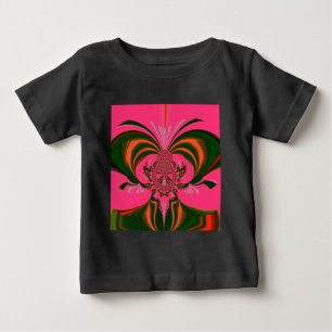 Hot Pink Red Golden Green Baby T-Shirt