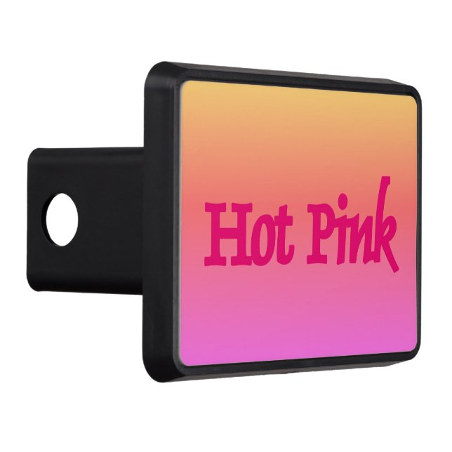 Hot Pink reverse hitch cover receiver (Right)