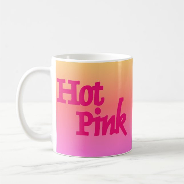Hot Pink reverse mug (Left)