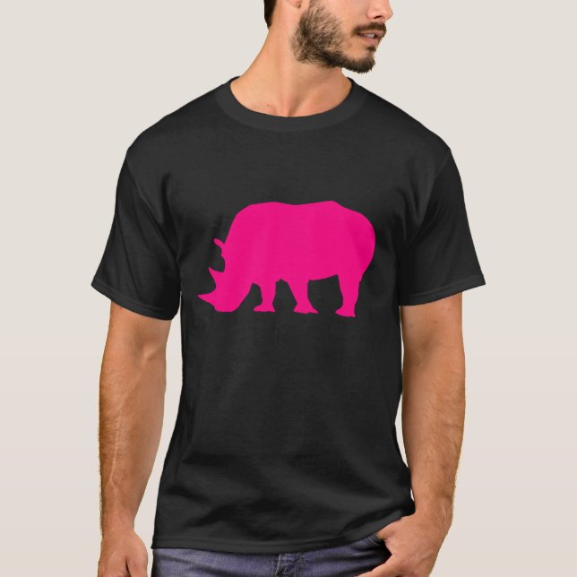 Hot Pink Rhino Shirt (Front)